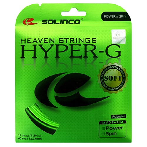 솔린코 하이퍼지 소프트 12.2m 세트 Ser SOLINCO Hyper-G Soft 12.2m Set TENNIS STRING